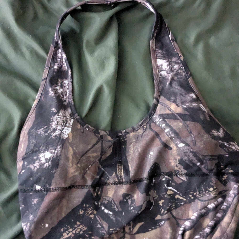 Camouflage Halter Top